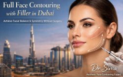 Full Face Contouring with Filler in Dubai