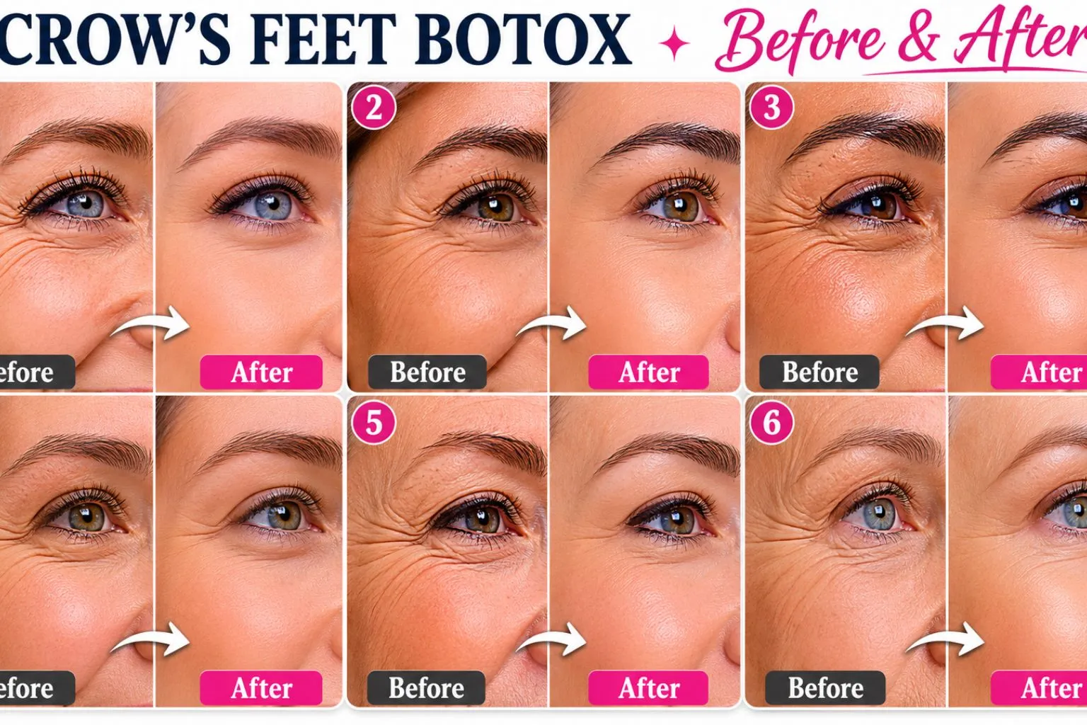 Crow's Feet Botox Before and After gallry
