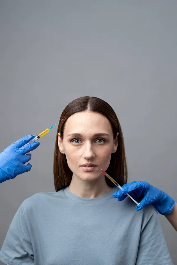 botox forehead points