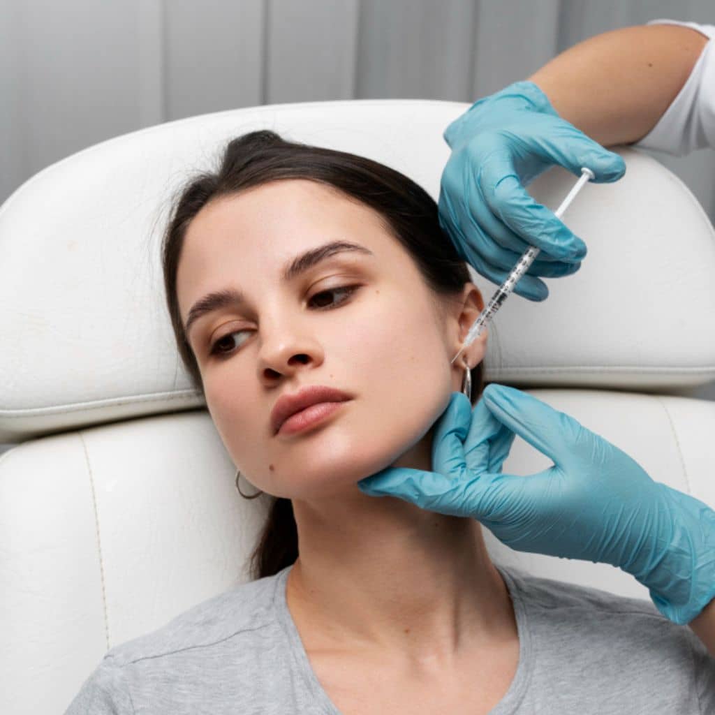 non-surgical jawline contouring