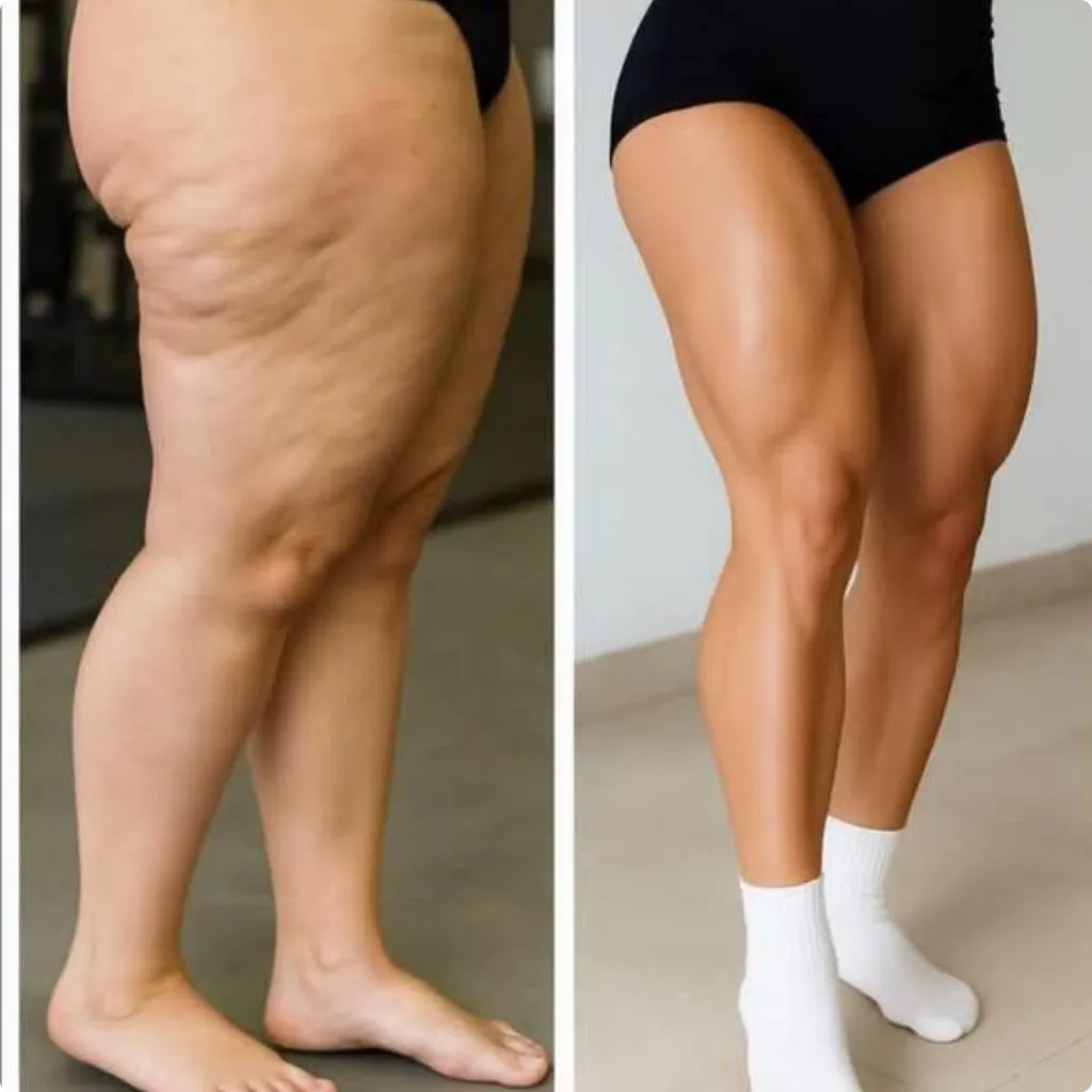 Before leg Endolift treatment