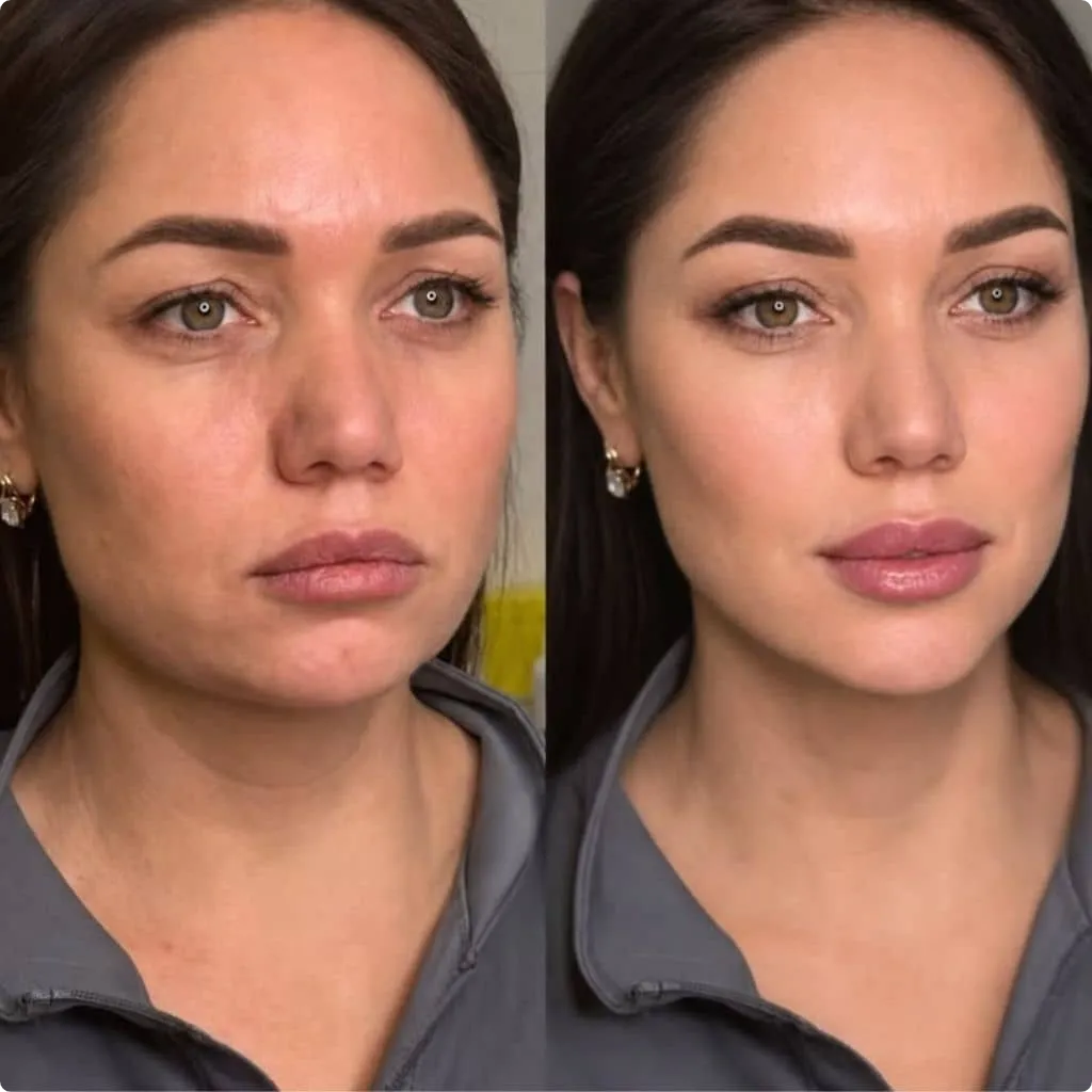 Full Face Contouring Before After Results