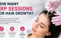 how many PRP sessions for hair growth
