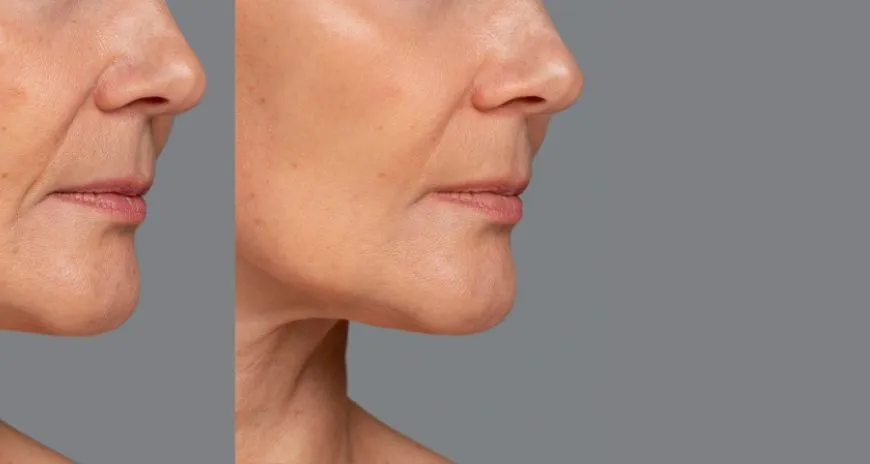 jawline filler before and after