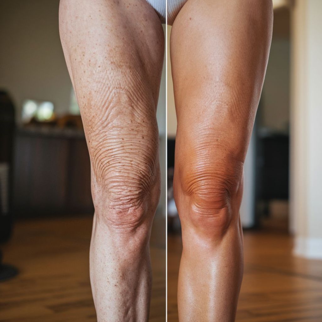 sagging knee skin treatment